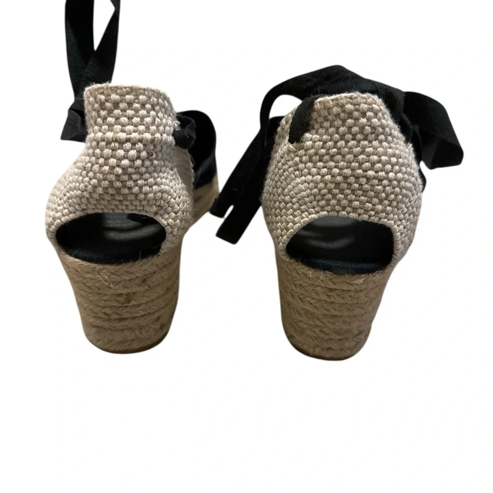 Black Viscata Espadrille Flats